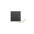 48V SYSTEM QUADRATISCHE ABDECKPLATTE, L: 8,60 cm, B: 8,60 cm, H: 0,10 cm, schwarz