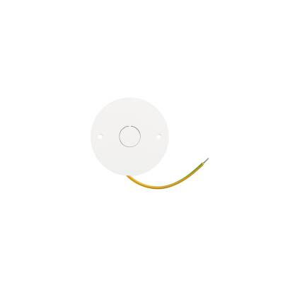 SLV 48V SYSTEM RUNDE ABDECKPLATTE, Durchmesser: 8 cm, H: 0,10 cm, weiß