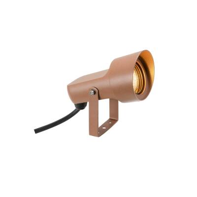 SLV SYNA SHADE, Erdspiessleuchte, max. 1x10 Watt, Anschlusskabel 150 cm, IP65, rostfarben