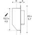 GRIP! S, WL, Wandeinbauleuchte, 2700 K, 4,2 W, Schalter, 29°, schwarz / goldfarben