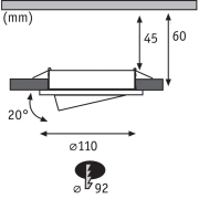 Einbauleuchte Quality Line 51 mm