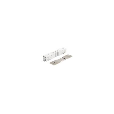 SLV 48V SYSTEM KURZER & FLEXIBLER LÄNGSVERBINDER, INKL. VERSTÄRKUNGSPLATTE, FÜR GEBOGENE STROMSCHIENE, DALI, weiß