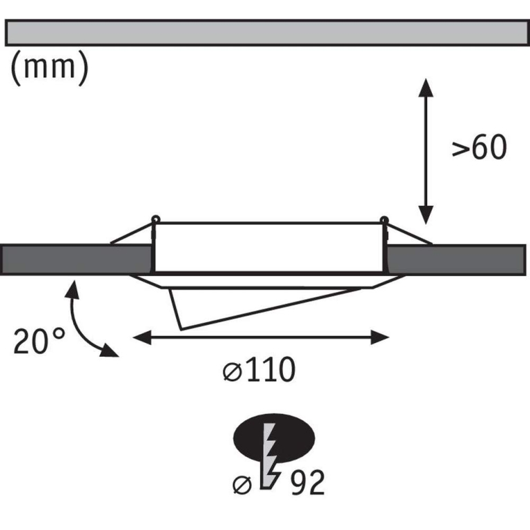 Paulmann Einbauleuchte Quality Line 51 mm