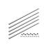 LEDSTRIP SET, PROFIL AUFBAU + DIFFUSOR 5*1M, S, schwarz