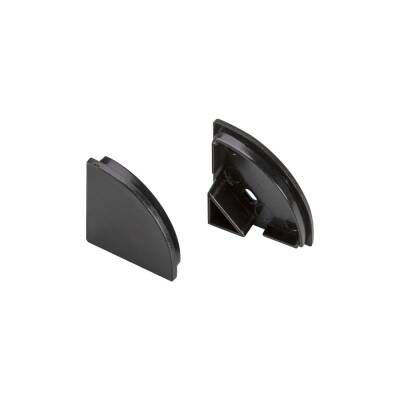 SLV LEDSTRIP ENDKAPPEN, ECKE, M, schwarz