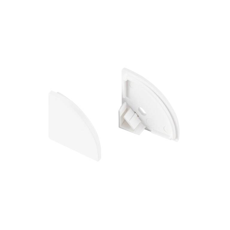 SLV LEDSTRIP ENDKAPPEN, ECKE, M, weiß