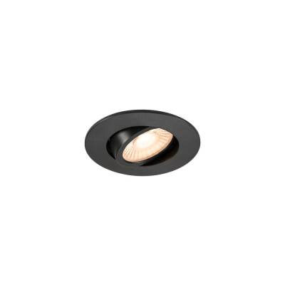 SLV UNIVERSAL DOWNLIGHT SLIM, RL, PHASE, Deckeneinbauleuchte, 2700 K / 3000 K / 4000 K, 6 W, schwarz