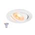 NEW TRIA® 68 SMART SET, DL, RUND, GU10, PAR16, ZIGBEE, TW, Deckeneinbauleuchte, weiß