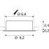 NEW TRIA® 68 SMART SET, DL, RUND, GU10, PAR16, ZIGBEE, TW, Deckeneinbauleuchte, aluminium