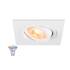 NEW TRIA® 75 SMART SET, DL, ECKIG, GU10, PAR16, ZIGBEE, TW, Deckeneinbauleuchte, weiß