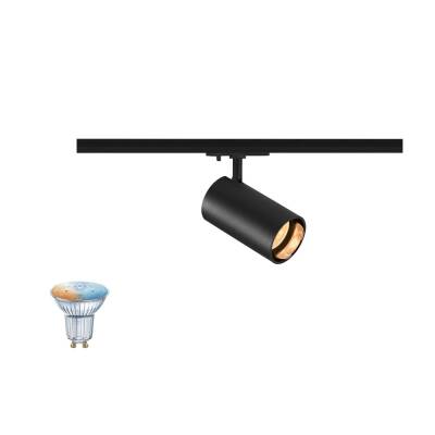 SLV ASTO TUBE SMART SET, 1PH., GU10, PAR16, ZIGBEE, TW, 1~ Spot, schwarz