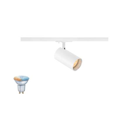 SLV ASTO TUBE SMART SET, 1PH., GU10, PAR16, ZIGBEE, TW, 1~ Spot, weiß