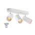 ASTO TUBE SMART SET, CW, TRIPLE, GU10, PAR16, ZIGBEE, TW, Wand- und Deckenaufbauleuchte, weiß