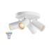 ASTO TUBE SMART SET, CW, VIERFACH, GU10, PAR16, ZIGBEE, TW, Wand- und Deckenaufbauleuchte, weiß