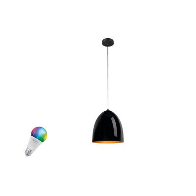 SLV PARA CONE 30 SMART SET, PD, E27, Pendelleuchte, Pendellänge: 30 cm, RGBW, schwarz