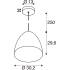 PARA CONE 30 SMART SET, PD, E27, Pendelleuchte, Pendellänge: 30 cm, RGBW, schwarz