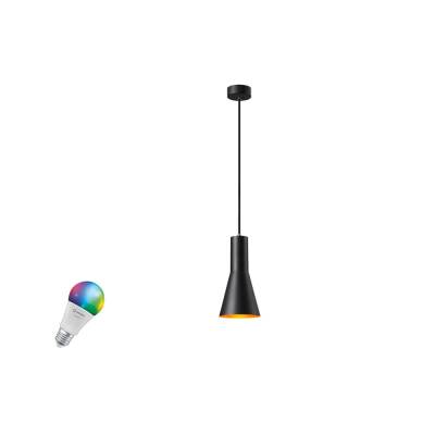 SLV PHELIA 10 SMART SET, PD, E27, A60, ZIGBEE, RGBW, Pendelleuchte, schwarz