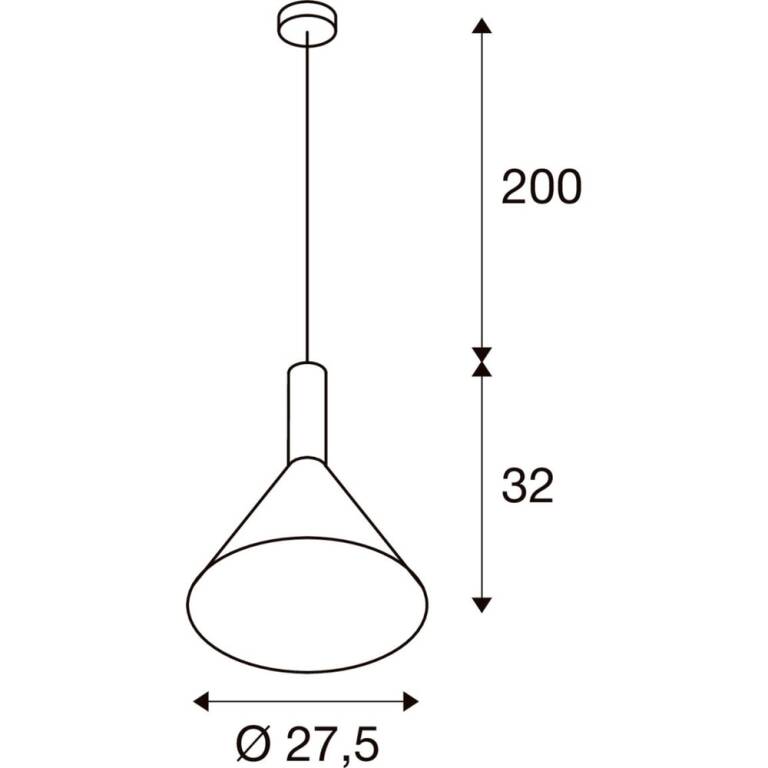 SLV PHELIA 25 SMART SET, PD, E27, A60, ZIGBEE, RGBW, Pendelleuchte, schwarz