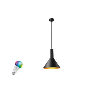 SLV PHELIA 25 SMART SET, PD, E27, A60, ZIGBEE, RGBW, Pendelleuchte, schwarz