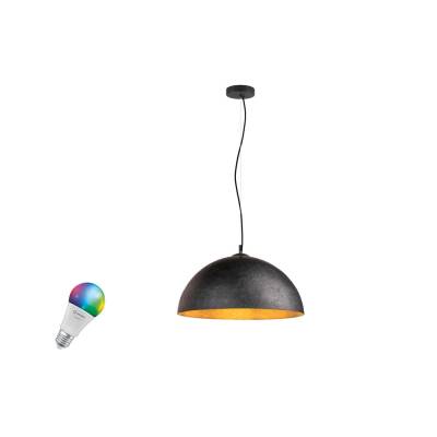 SLV FORCHINI 50 SMART SET, PD, E27, A60, ZIGBEE, RGBW, Pendelleuchte, schwarz