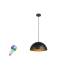 FORCHINI M 40 SMART SET, PD, E27, A60, ZIGBEE, RGBW, Pendelleuchte, schwarz