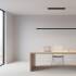 Deko-Light, Pendelleuchte, Office Three Standard Up and Down, 56 W, DALI, 4000 K, Schwarz, 8300 lm, Eingangsspannung: 180-264 V/AC, Aluminium, Matt, IP 20