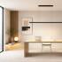 Deko-Light, Pendelleuchte, Office Three Standard Up and Down, 56 W, DALI, 4000 K, Schwarz, 8300 lm, Eingangsspannung: 180-264 V/AC, Aluminium, Matt, IP 20