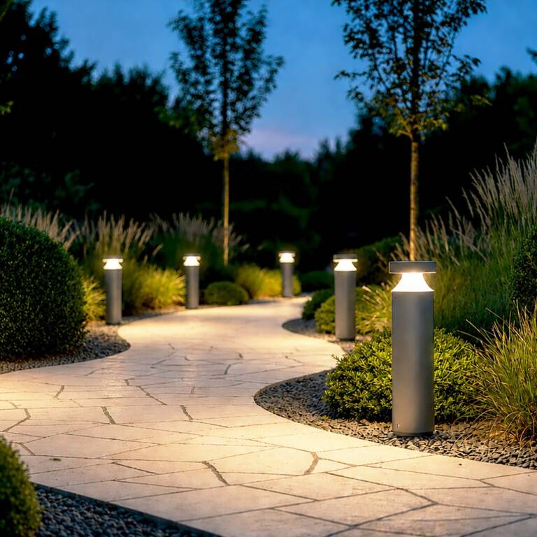 Deko-Light Deko-Light, Pollerleuchte, Faro 33, 12 W, 3000 K, Dunkelgrau, 570 lm, Eingangsspannung: 180-264 V/AC, Aluminium, IP 65