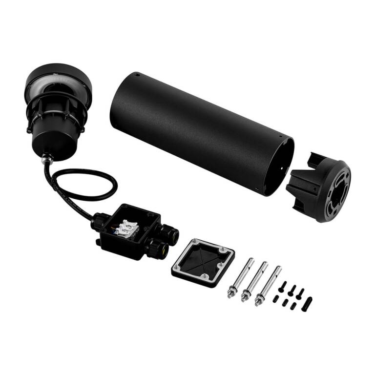 Deko-Light Deko-Light, Pollerleuchte, Faro 33, 12 W, 3000 K, Dunkelgrau, 570 lm, Eingangsspannung: 180-264 V/AC, Aluminium, IP 65