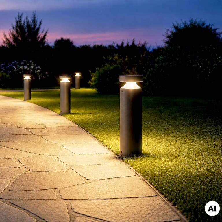 Deko-Light Deko-Light, Pollerleuchte, Faro 60, 12 W, 3000 K, Dunkelgrau, 570 lm, Eingangsspannung: 180-264 V/AC, Aluminium, IP 65