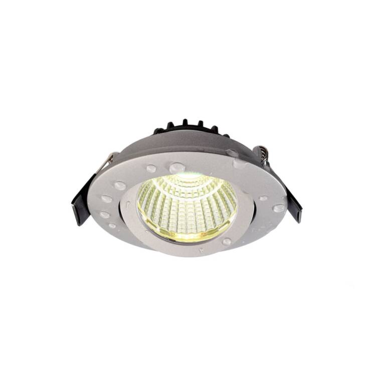 Deko-Light Deko-Light, Einbaustrahler, Dione IP44, 7,0 W, RGB+3000 K, Hellgrau, 400 lm, Spannungskonstant, Eingangsspannung: 24 V/DC, Aluminium, IP 20, IP 44