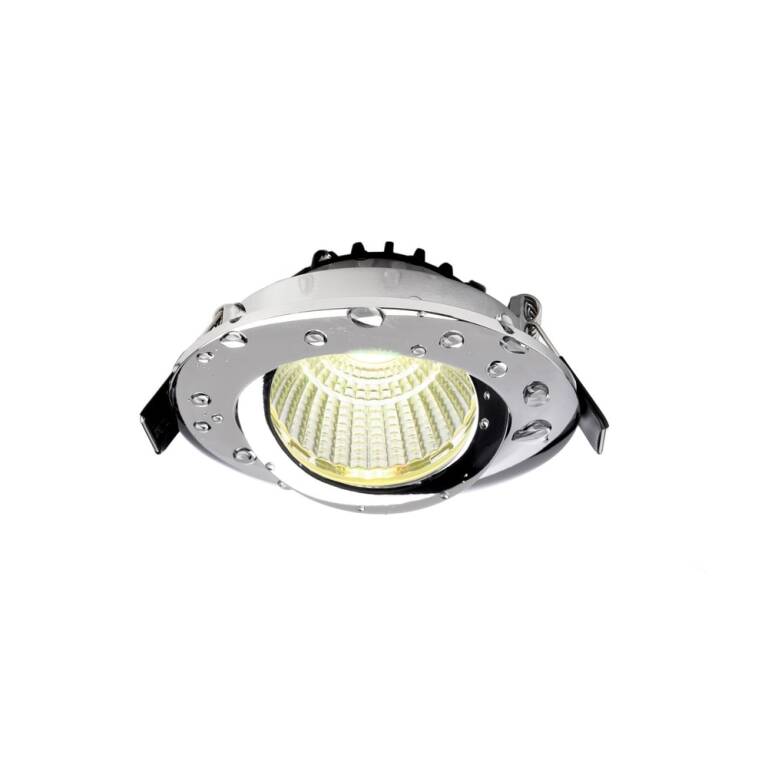Deko-Light Deko-Light, Einbaustrahler, Dione IP44, 7,0 W, RGB+3000 K, Chrom, 400 lm, Spannungskonstant, Eingangsspannung: 24 V/DC, Aluminium, IP 20, IP 44