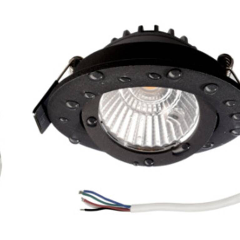 Deko-Light Deko-Light, Einbaustrahler, Dione IP44, 7,0 W, RGB+3000 K, Chrom, 400 lm, Spannungskonstant, Eingangsspannung: 24 V/DC, Aluminium, IP 20, IP 44
