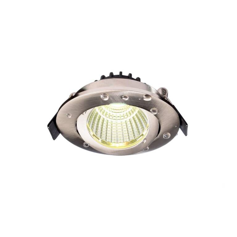 Deko-Light Deko-Light, Einbaustrahler, Dione IP44, 7,0 W, RGB+3000 K, Nickel, 400 lm, Spannungskonstant, Eingangsspannung: 24 V/DC, Aluminium, Gebürstet, IP 20, IP 44