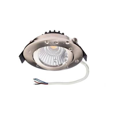 Deko-Light Deko-Light, Einbaustrahler, Dione IP44, 7,0 W, RGB+3000 K, Nickel, 400 lm, Spannungskonstant, Eingangsspannung: 24 V/DC, Aluminium, Gebürstet, IP 20, IP 44