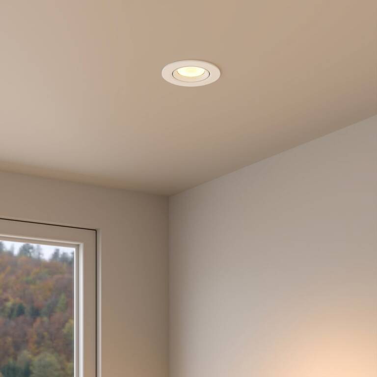 Deko-Light Deko-Light, Einbaustrahler, Surtur Tilt 68, 6 W, DIM, 2700/3000/4000 K, Weiß, 520 lm, Eingangsspannung: 220-240 V/AC, Polycarbonat, IP 20, IP 44
