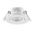 Deko-Light, Einbaustrahler, Surtur Tilt 68, 6 W, DIM, 2700/3000/4000 K, Weiß, 520 lm, Eingangsspannung: 220-240 V/AC, Polycarbonat, IP 20, IP 44