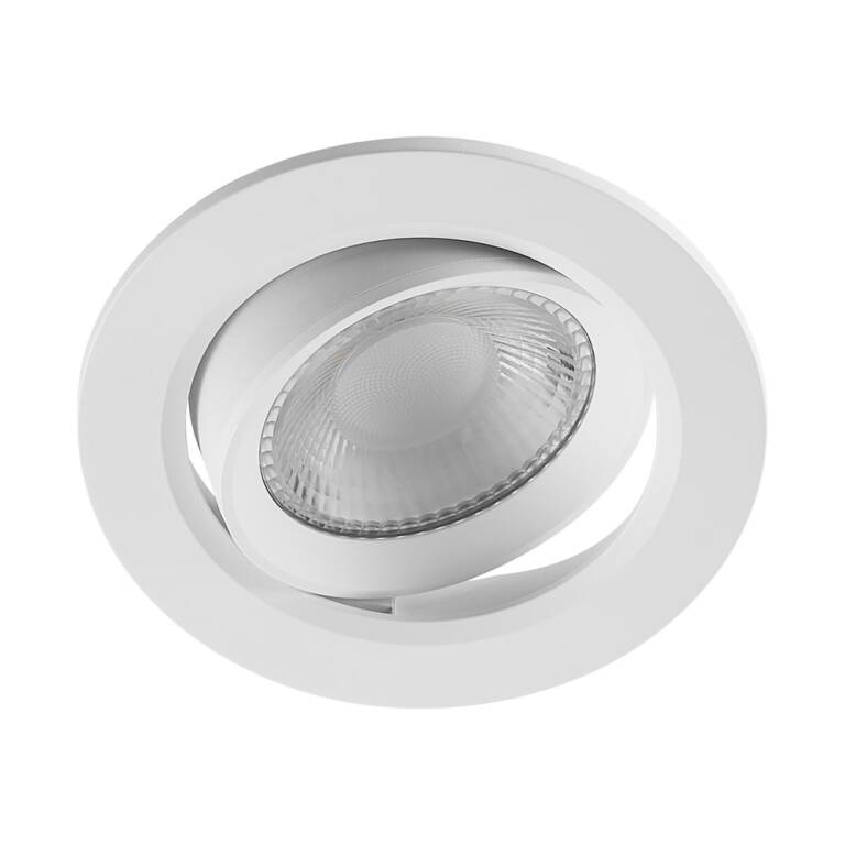 Deko-Light Deko-Light, Einbaustrahler, Surtur Tilt 83, 9 W, DIM, 2700/3000/4000 K, Weiß, 900 lm, Eingangsspannung: 220-240 V/AC, Polycarbonat, Polyamid, IP 20, IP 44