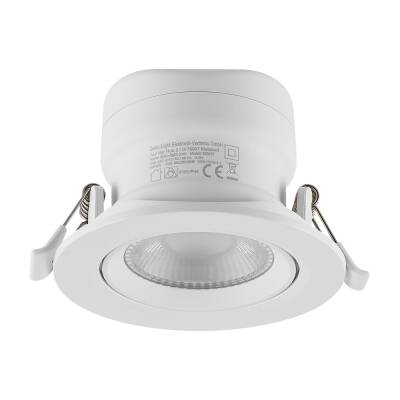 Deko-Light Deko-Light, Einbaustrahler, Surtur Tilt 83, 9 W, DIM, 2700/3000/4000 K, Weiß, 900 lm, Eingangsspannung: 220-240 V/AC, Polycarbonat, Polyamid, IP 20, IP 44