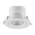 Deko-Light, Einbaustrahler, Surtur Tilt 83, 9 W, DIM, 2700/3000/4000 K, Weiß, 900 lm, Eingangsspannung: 220-240 V/AC, Polycarbonat, Polyamid, IP 20, IP 44