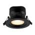 Deko-Light, Einbaustrahler, Surtur Tilt 83, 9 W, DTW, 1800-2700 K, Schwarz, 360 lm, Eingangsspannung: 220-240 V/AC, Polycarbonat, Polyamid, IP 20, IP 44