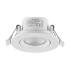 Deko-Light, Einbaustrahler, Surtur Tilt 68, 6 W, DTW, 1800-2700 K, Weiß, 230 lm, Eingangsspannung: 220-240 V/AC, Polycarbonat, IP 20, IP 44