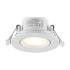 Deko-Light, Einbaustrahler, Surtur Tilt 68, 6 W, DTW, 1800-2700 K, Weiß, 230 lm, Eingangsspannung: 220-240 V/AC, Polycarbonat, IP 20, IP 44