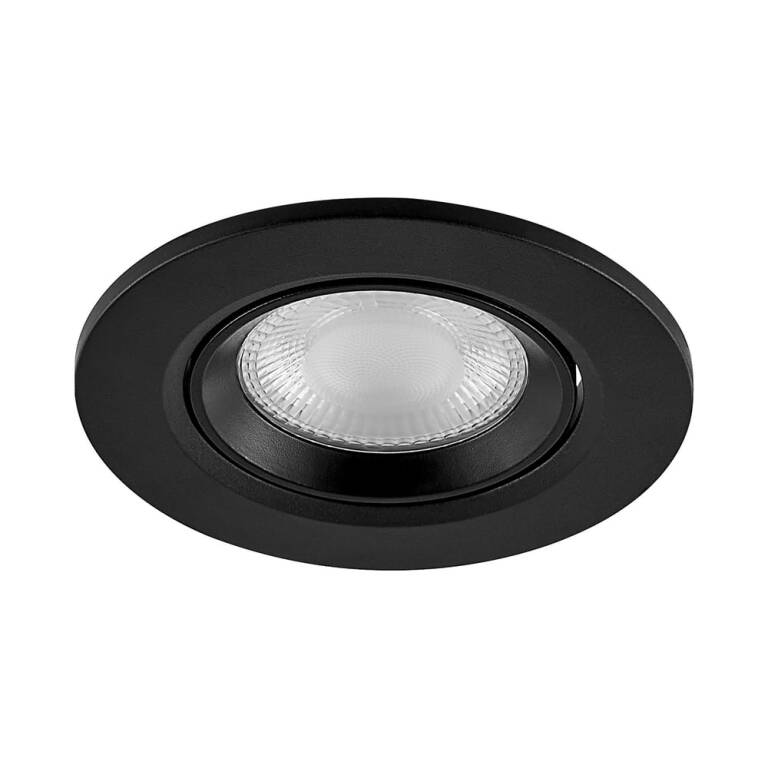 Deko-Light Deko-Light, Einbaustrahler, Surtur Tilt 68, 6 W, DTW, 1800-2700 K, Schwarz, 230 lm, Eingangsspannung: 220-240 V/AC, Polycarbonat, IP 20, IP 44