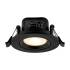 Deko-Light, Einbaustrahler, Surtur Tilt 68, 6 W, DTW, 1800-2700 K, Schwarz, 230 lm, Eingangsspannung: 220-240 V/AC, Polycarbonat, IP 20, IP 44