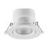 Deko-Light, Einbaustrahler, Surtur Tilt 83, 9 W, DTW, 1800-2700 K, Weiß, 360 lm, Eingangsspannung: 220-240 V/AC, Polycarbonat, Polyamid, IP 20, IP 44