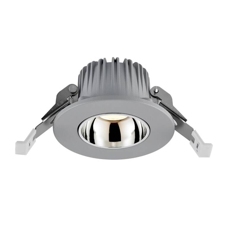 Deko-Light Deko-Light, Einbaustrahler, Tarvos 68, 7 W, DALI, 3000 K, 45 Grad, Hellgrau, 870 lm, Eingangsspannung: 220-240 V/AC, Aluminium, IP 20
