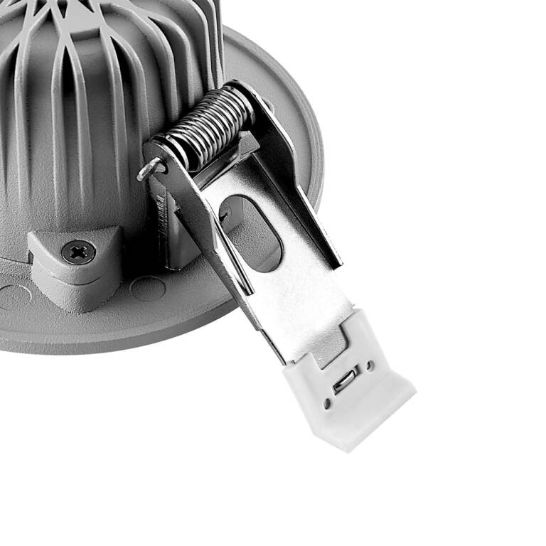 Deko-Light Deko-Light, Einbaustrahler, Tarvos 68, 7 W, 4000 K, 45 Grad, Hellgrau, 905 lm, Eingangsspannung: 220-240 V/AC, Aluminium, IP 20