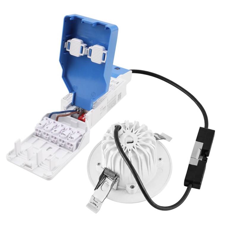 Deko-Light Deko-Light, Einbaustrahler, Tarvos 100, 10,5 W, 3000 K, 45 Grad, Weiß, 1310 lm, Eingangsspannung: 220-240 V/AC, Aluminium, IP 20