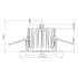 Deko-Light, Einbaustrahler, Tarvos 100, 10,5 W, DALI, 3000 K, 45 Grad, Schwarz, 1310 lm, Eingangsspannung: 220-240 V/AC, Aluminium, IP 20